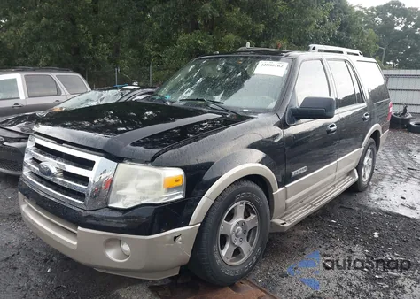 2008 Ford Expedition Eddie Bauer z USA, uszkodzony, nr VIN 1FMFU17598LA87473
